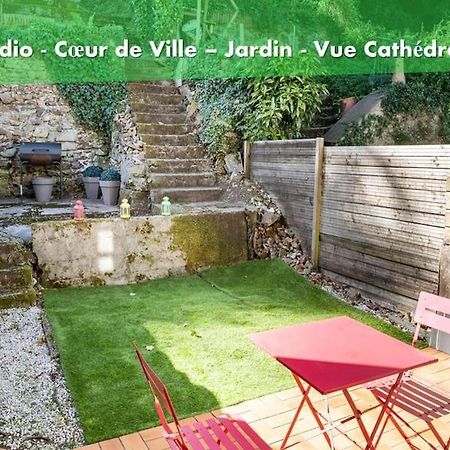 Oo Le Jardin Oo Paisible Studio Equipe Et Bien Place Quimper Exteriör bild